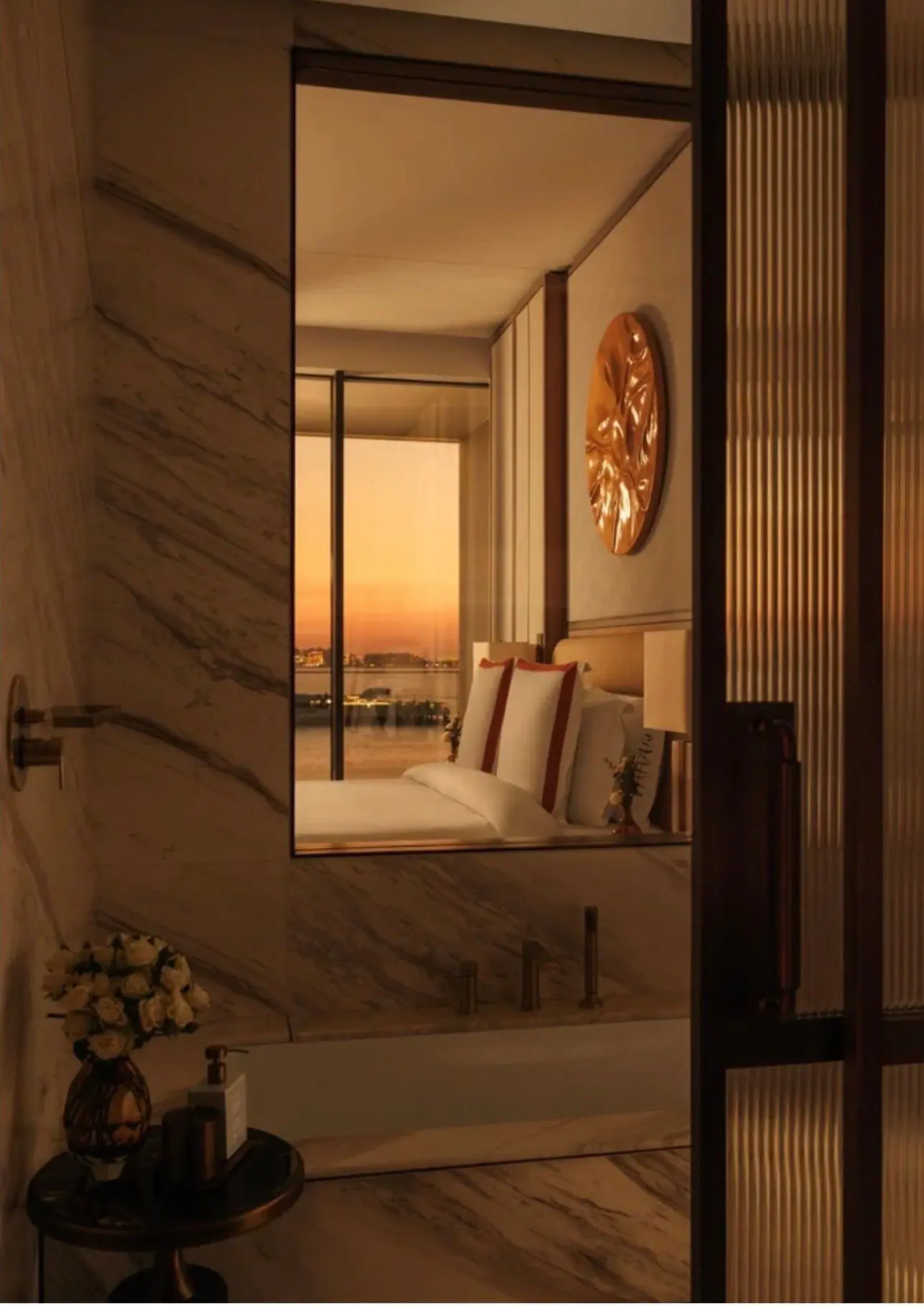 Work installed at the Burj Al Arab, Dubai